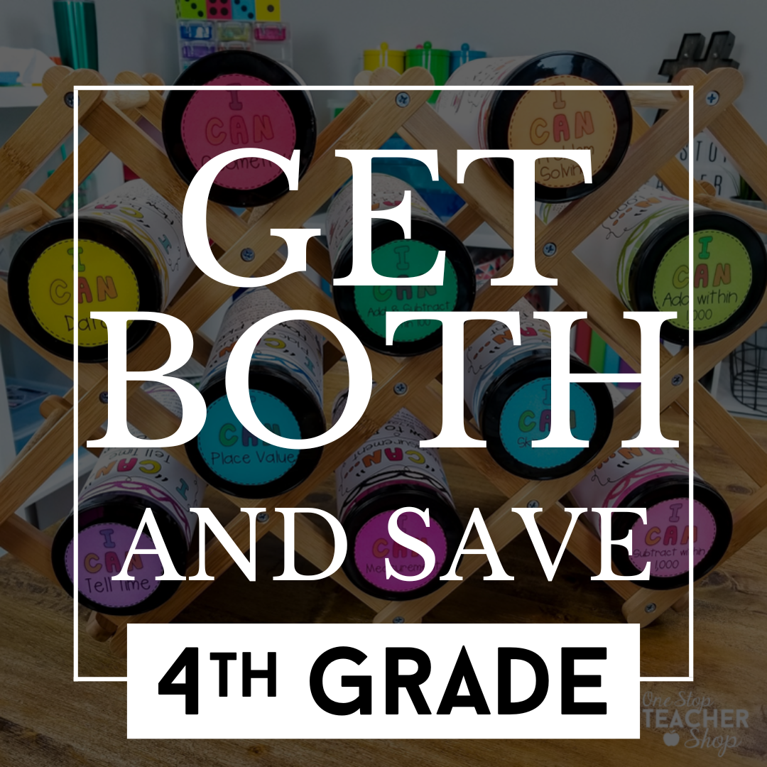 20% Off - 4th Grade ALL "I Can" Games BUNDLE DEAL