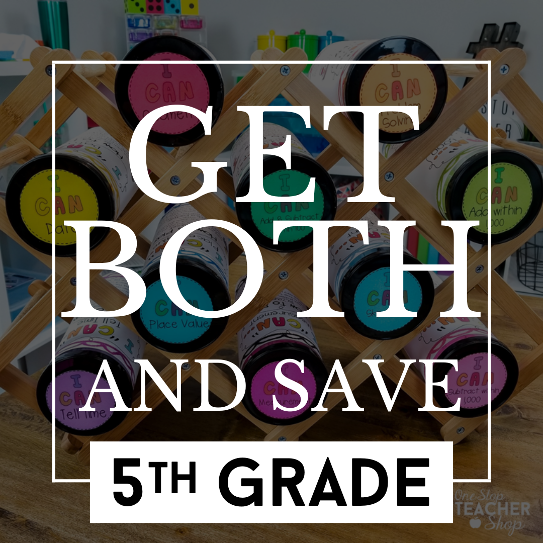 20% Off - 5th Grade ALL "I Can" Games BUNDLE DEAL