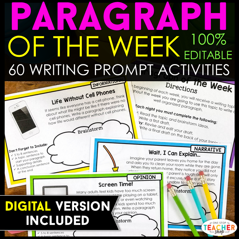 20% Off - Paragraph of the Week