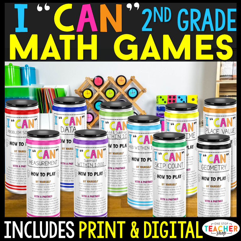 2nd Grade I CAN Math Games