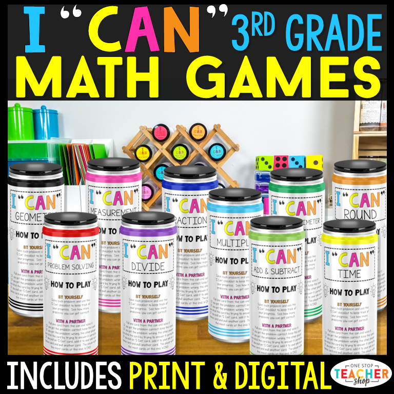 3rd Grade I CAN Math Games