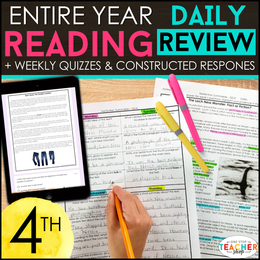 4th Grade Reading Daily Review