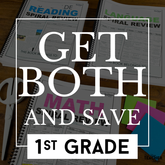 20% Off - 1st Grade ALL Spiral Reviews BUNDLE DEAL