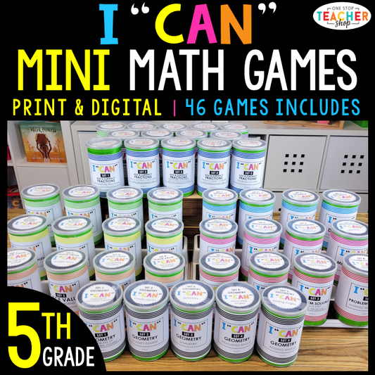 FB - 5th Grade Mini I CAN Math Games