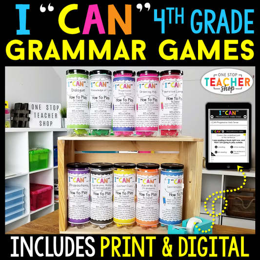 4th Grade I CAN Grammar Games