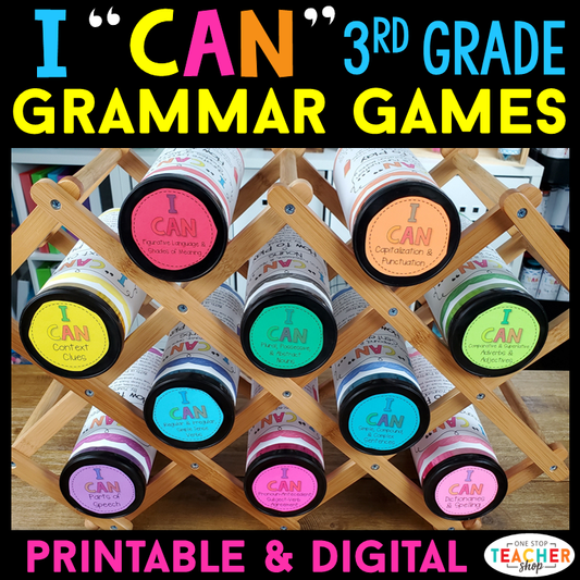 FB - 3rd Grade I CAN Grammar Games