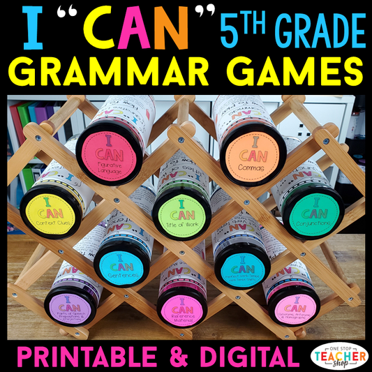 FB - 5th Grade I CAN Grammar Games